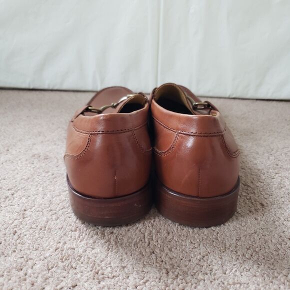 Cole Haan Horsebit Oil Tanned Size 9.5 M Mens Brown Loafers Dress Casual